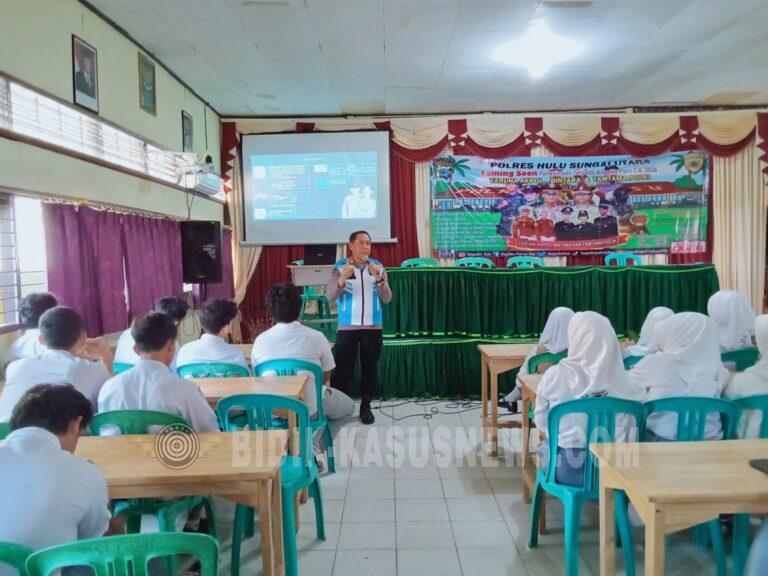 Polres HSU Gelar Sosialisasi Penerimaan Terpadu Polri TA 2026 di SMAN 1 Amuntai