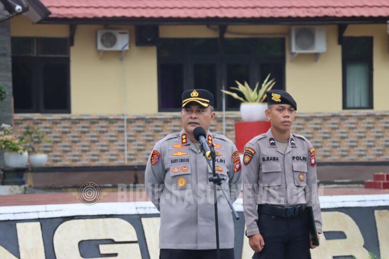 Kapolres Melawi Tegaskan Kepada Personelnya Tidak Ada Ampun Terlibat Narkoba