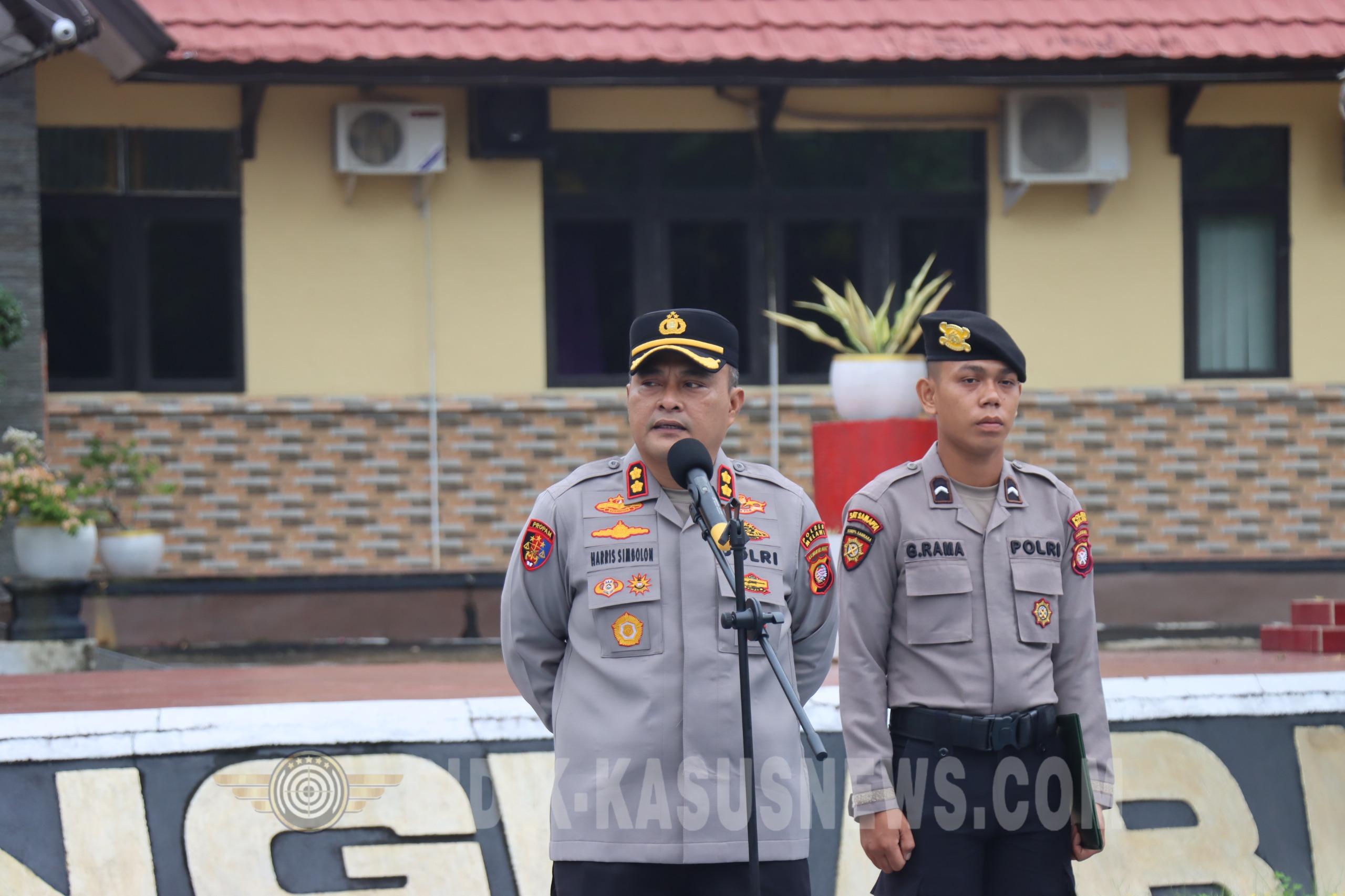 Kapolres Melawi Tegaskan Kepada Personelnya Tidak Ada Ampun Terlibat Narkoba