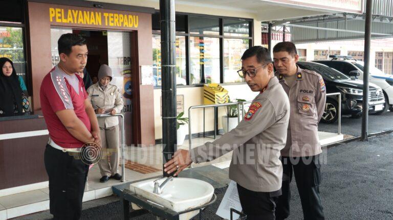 Pastikan Pelayanan Optimal, Polres Hulu Sungai Utara Lakukan Pengecekan Ruang Layanan Publik