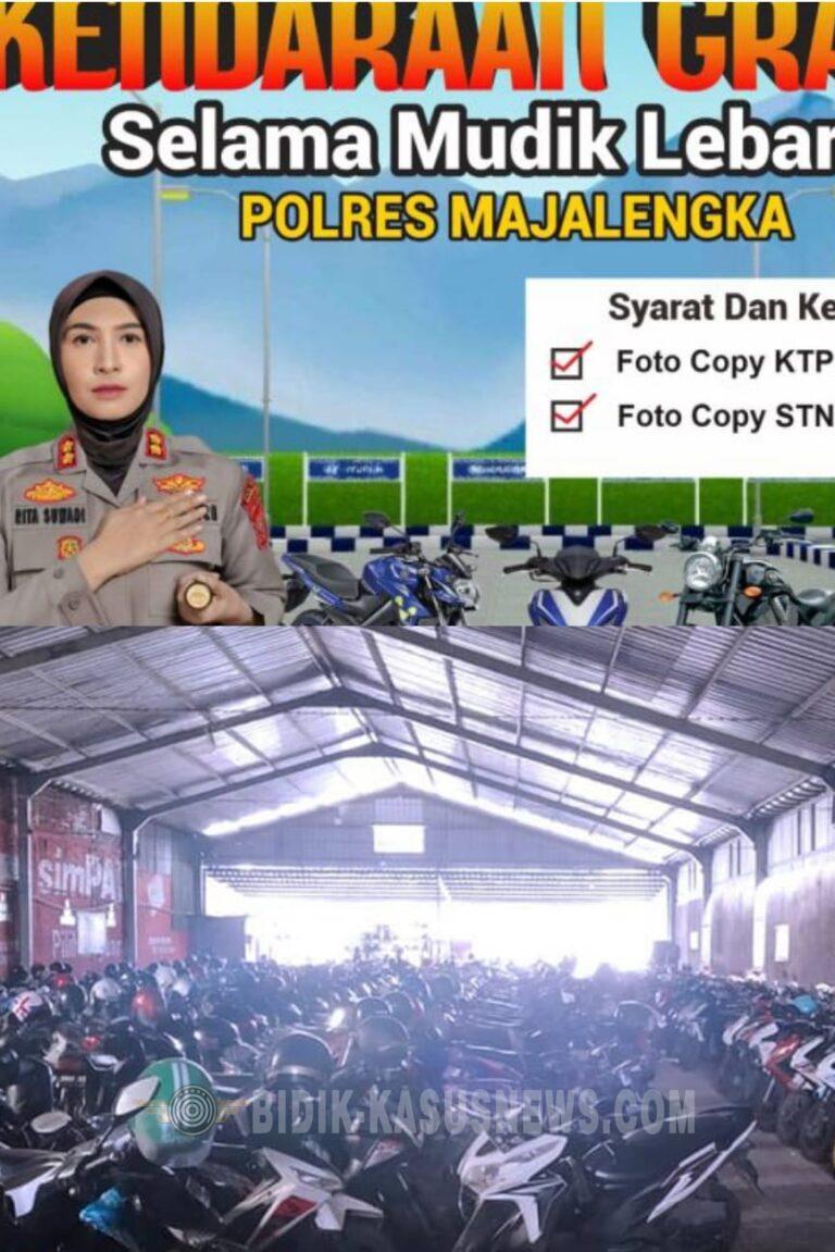 Polres Majalengka Hadirkan Layanan Penitipan Kendaraan untuk Mudik Lebaran, Warga Dapat Lebih Tenang dan Aman