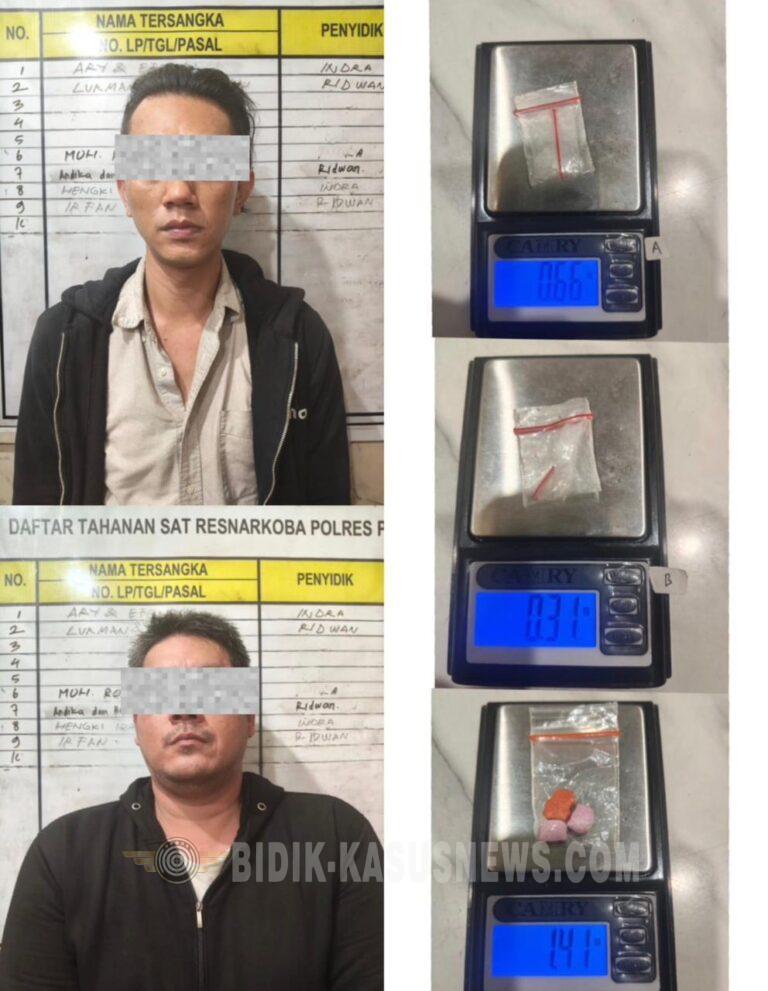 Polres Pelabuhan Tanjung Priok Ungkap Kasus Peredaran Narkotika di Sunter Agung Tanjung Priok, Dua Pelaku Diamankan