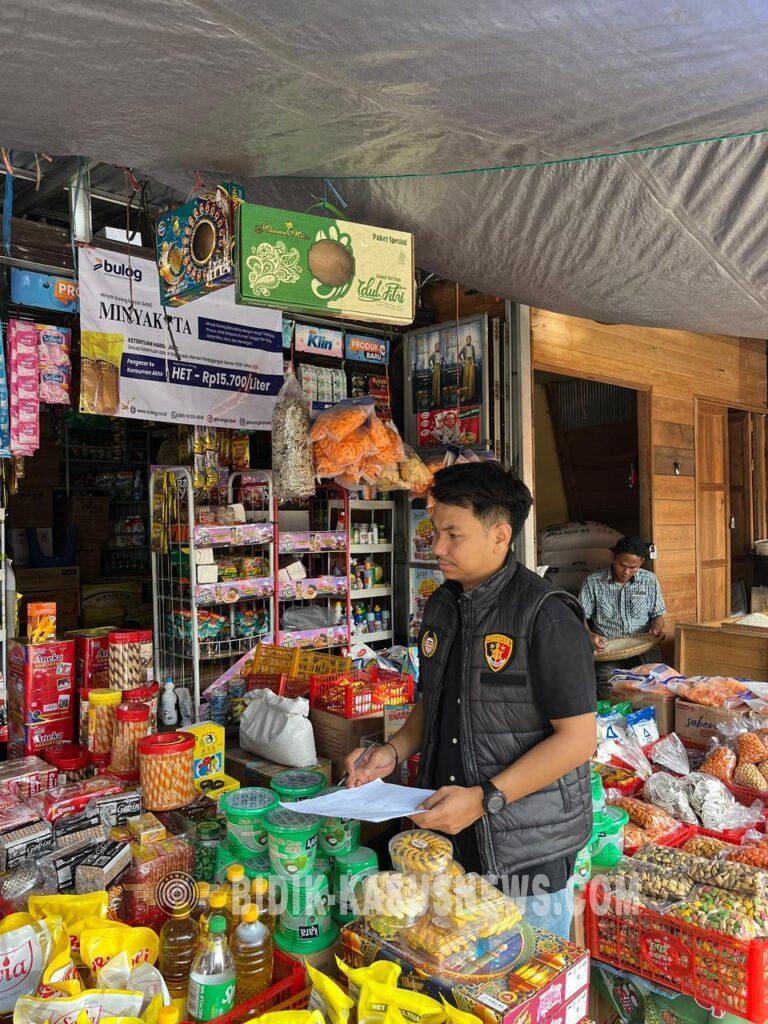 Satgas Saber Pangan Polres HSU Sidak Sejumlah Titik di Pasar Induk Amuntai 