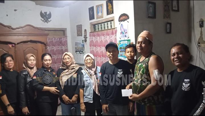 Squad Nusantara PUTU SHIMA Keling Jenguk Anggota Sakit di Dukuhseti Pati