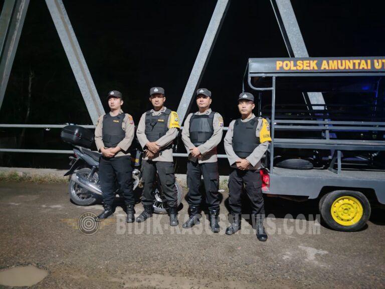 Patroli Gabungan Polsek Banjang Perkuat Keamanan Perbatasan, Situasi Kamtibmas Tetap Kondusif