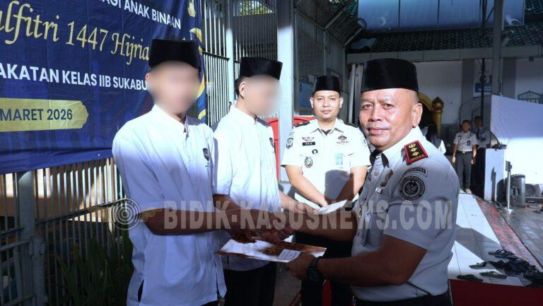 Remisi Idul Fitri 1447 H, 309 Warga Binaan Lapas Sukabumi Dapat Pengurangan Masa Hukuman