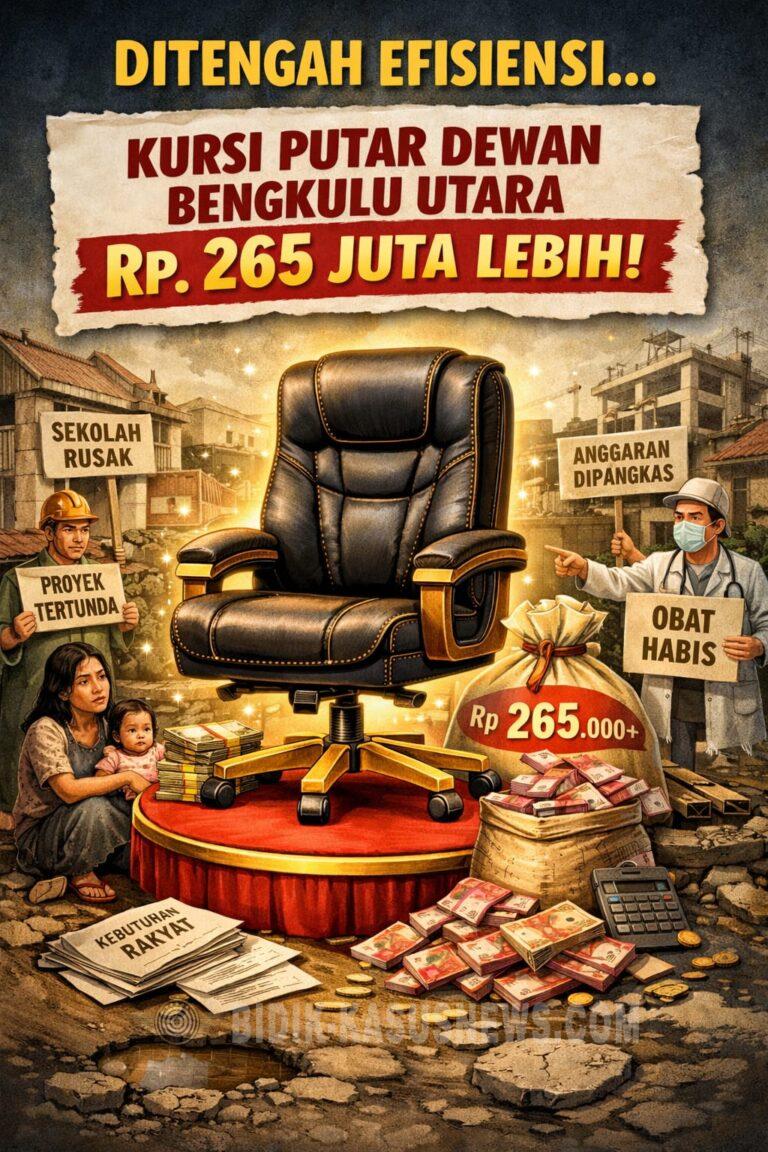 Di Tengah Instruksi Efisiensi Presiden Prabowo, DPRD Bengkulu Utara Soroti Pengadaan Kursi Ratusan Juta