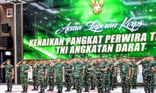 Kenaikan Pangkat 28 Pati TNI Angkatan Darat, KSAD: Amanah Diiringi dengan Peningkatan Profesionalisme Kerja
