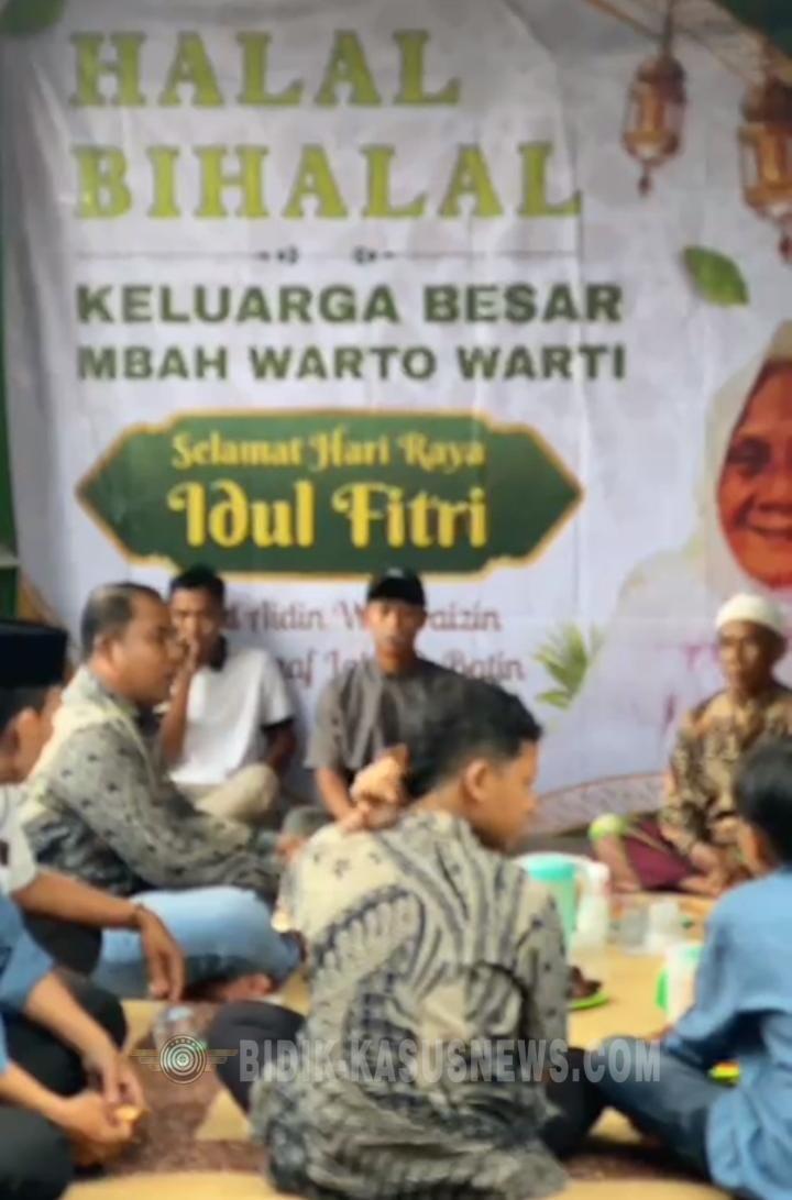 Halal Bihalal Keluarga Besar Mbah Warto Warti, Pererat Silaturahmi Antar Generasi