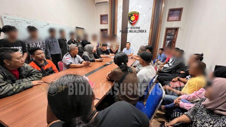 Polres Majalengka Bersama Polsek Malausma Sukses Redam Warga Melalui Mediasi Problem Solving Kasus Pengeroyokan
