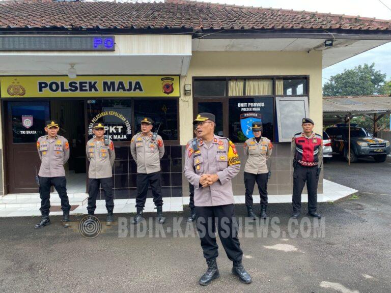 Polres Majalengka Gelar Pengamanan Ziarah Majlis Ta’lim Al-Islah di Makam Embah Demang Lamuju