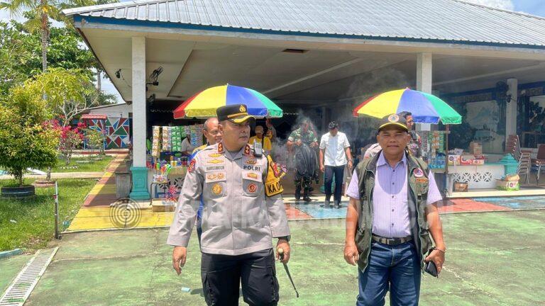 Kapolres Melawi Bersama Forkompimda Pantau Lokasi Wisata