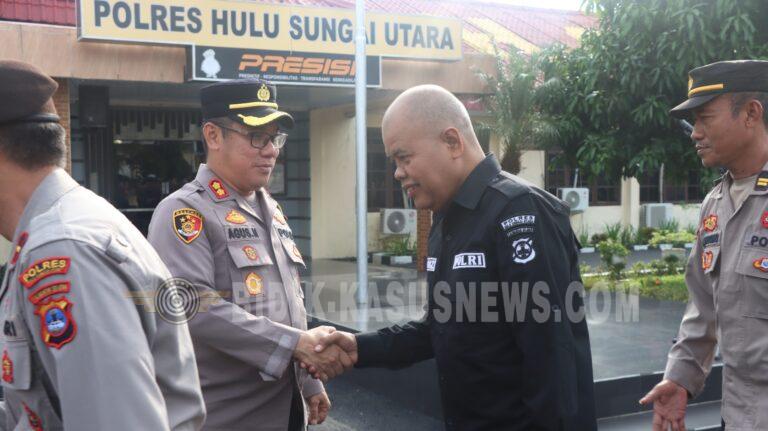 Kapolres HSU Pimpin Apel Pagi, Sampaikan Apresiasi dan Ucapan Idul Fitri kepada Personel Sekaligus Halal Bihalal