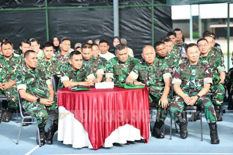 Pusterad Laksanakan Apel Khusus dan Halal Bihalal