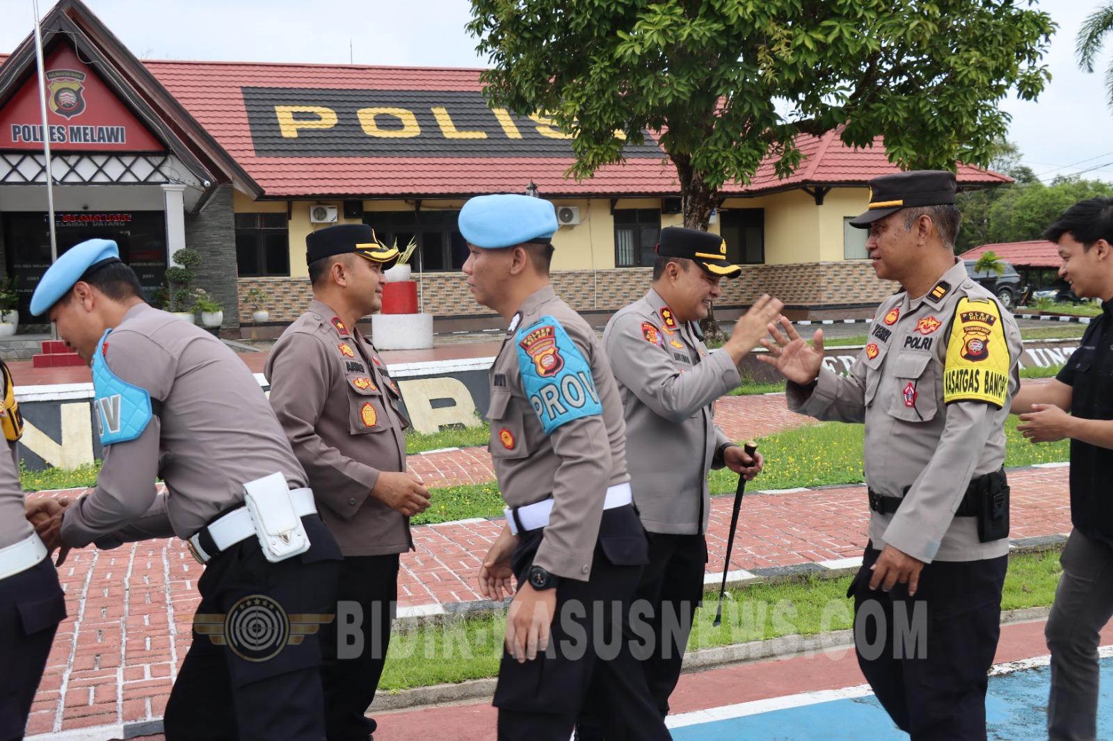 Kapolres Melawi Halal Bihalal Bersama Personel