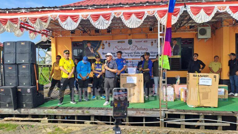 Semarak HUT ke-74 HSU, Warga Paminggir Antusias Ikuti Senam Bersama, Cek Kesehatan Gratis, dan Halal Bihalal