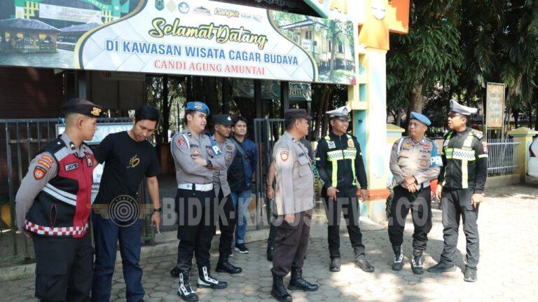 Polres HSU Intensifkan Pengamanan Wisata Candi Agung, Kunjungan Warga Berlangsung Aman dan Tertib
