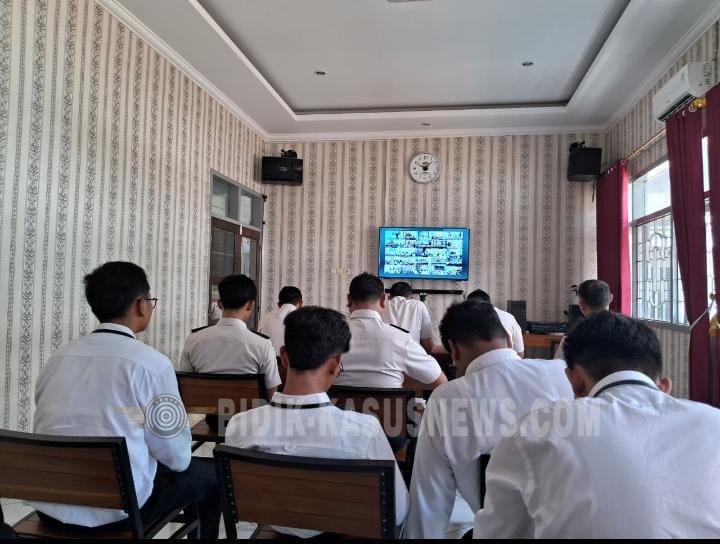 Bangun Kebersamaan di Hari Kemenangan, Rutan Jepara Ikuti Silaturahmi Idulfitri Secara Virtual