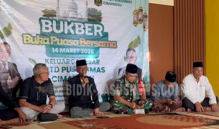 Puskesmas Cimanggu Gelar Bukber Sambil Cek Kesehatan Gratis dan Santunan Yatim
