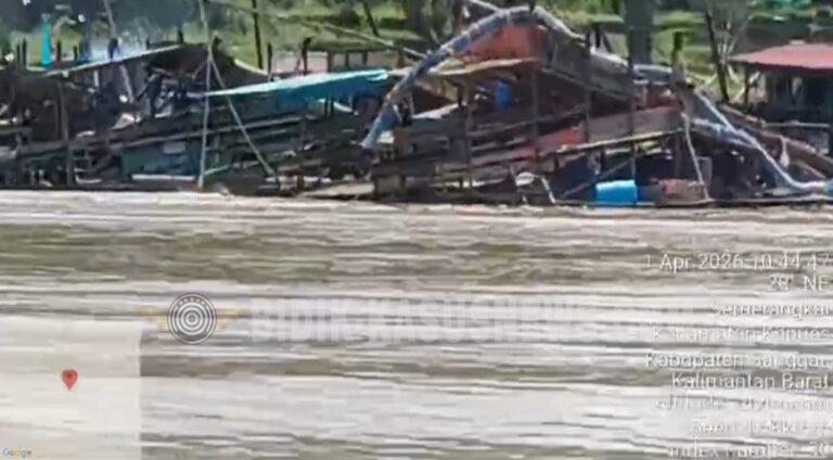 Hukum Lumpuh !! PETI Bebas Beroperasi di Sungai Kapuas Kab.Sanggau Kalbar: Bukti Kelemahan Aparat ?