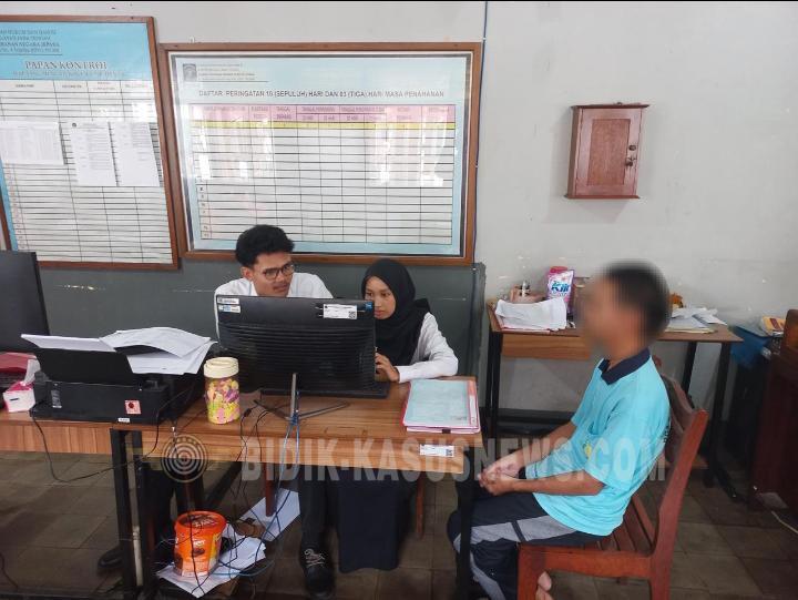 Magang di Rutan Jepara, Peserta Ikut Pastikan Validitas Data Usulan Cuti Bersyarat