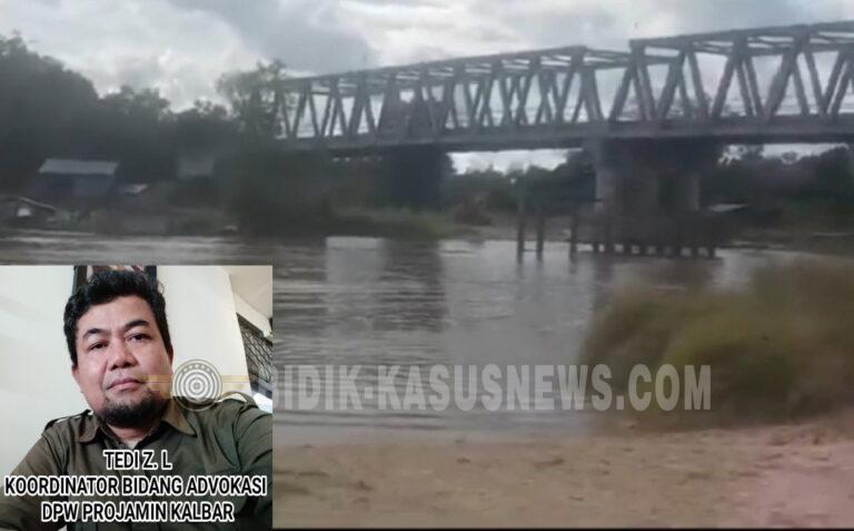 Lapor KPK Segera Datang Ke Kab.Sintang Kalbar !! Proyek Jembatan Ketungau II Mangkrak