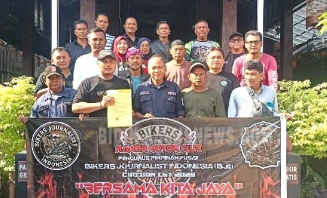 Bikers Journalist Indonesia Resmi Terbentuk di Cirebon, Wadah Baru Para Jurnalis Bikers
