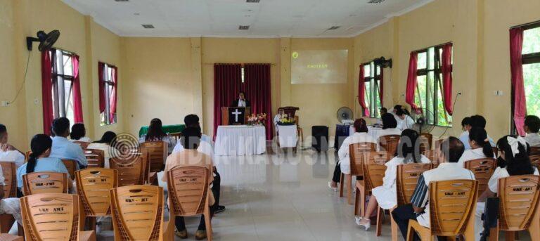 Pengamanan Ketat, Perayaan Paskah Umat Kristiani di HSU Berlangsung Khidmat dan Aman