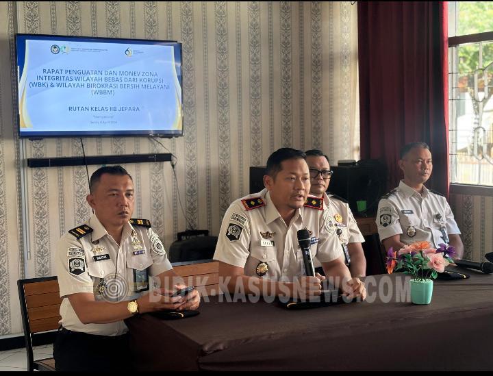 Rutan Kelas IIB Jepara Tingkatkan Zona Integritas Lewat Rapat Tim WBK/WBBM