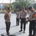 Sat Samapta Polres Majalengka Gelar Pengecekan Kelengkapan Personel Jelang May Day