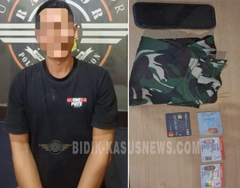 Satreskrim Polresta Cirebon Amankan Pelaku Penipuan Berkedok Perwira TNI