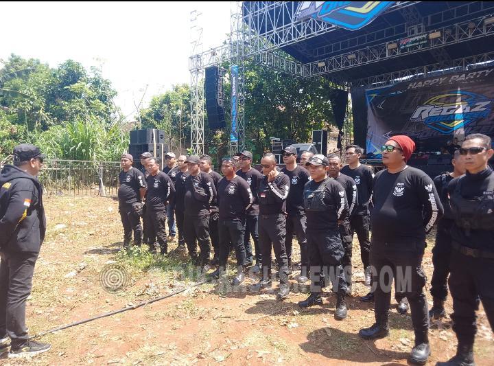 SSPD Squad Nusantara Amankan Orkes Dangdut di Wedelan, Acara Berlangsung Lancar
