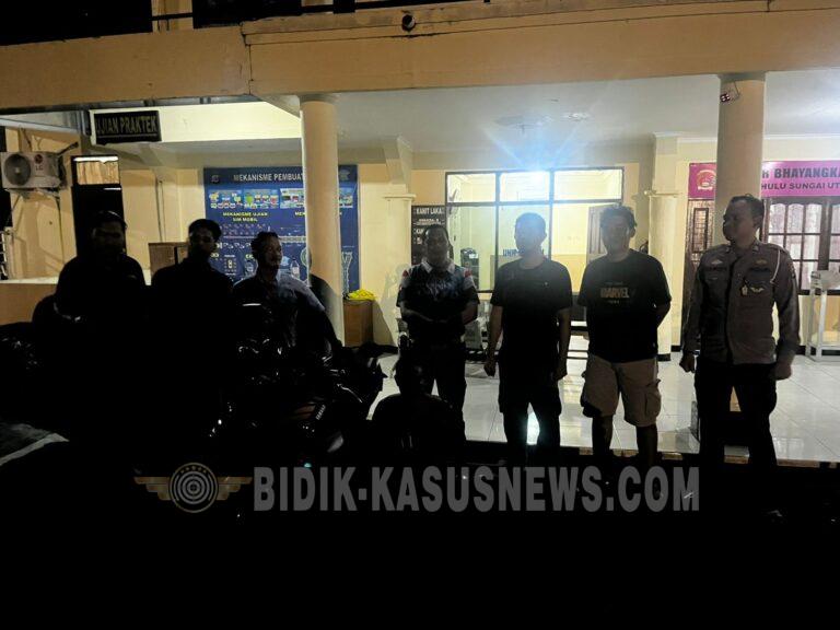Satlantas Polres HSU Serahkan Pelaku Curanmor dan Barang Bukti ke Polres HST