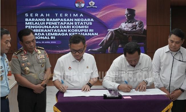 Optimalisasi Aset Rampasan, KPK Serahkan Properti Rp3,52 Miliar ke Lemhannas
