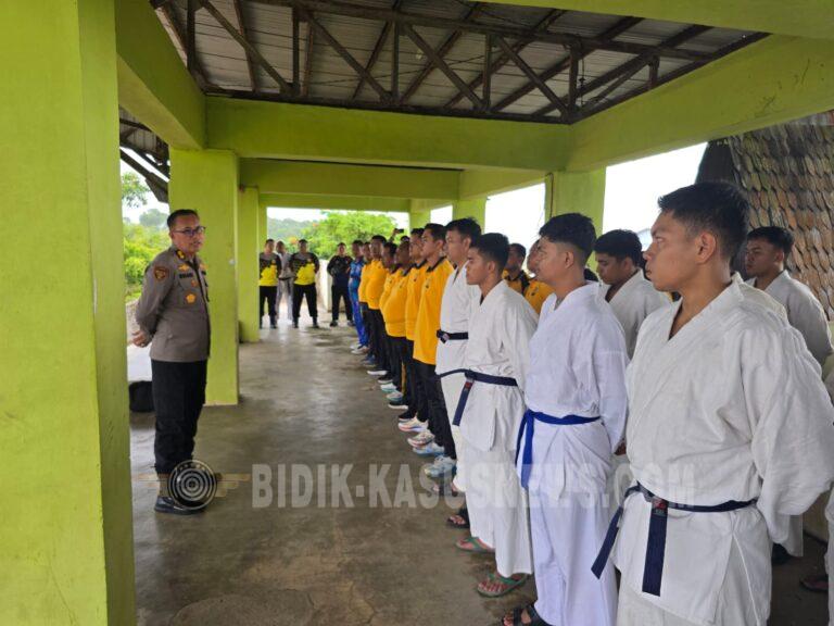 Asah Kemampuan dan Profesionalisme, Polres HSU Gelar Uji Beladiri dan Tes Kenaikan Pangkat Personel