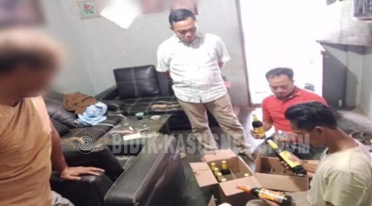 Operasi Pekat Digencarkan, Polresta Cirebon Sita 187 Botol Miras Ilegal di Dua Kecamatan