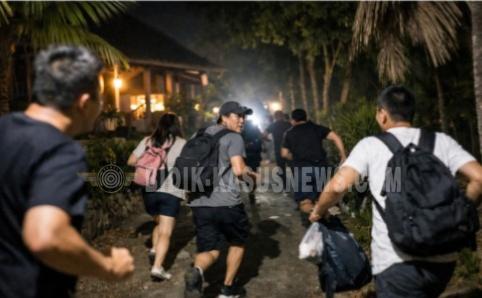 Puluhan WNA Terduga Pelaku Siber di Cimaja Kocar-Kacir, Aparat Amankan Sejumlah Barang Bukti