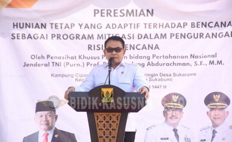 Huntap Tangguh Bencana Diresmikan, Bupati: Harapan Baru Warga Cisolok