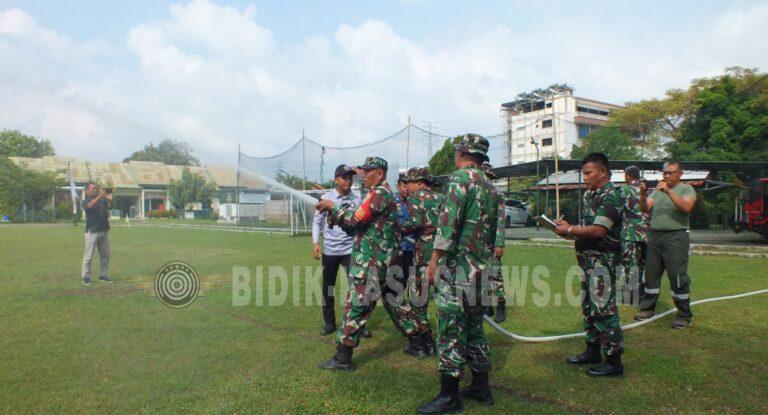 Kodim 0614/Kota Cirebon Asah Kesiapsiagaan, Gelar Latihan Pemadaman Kebakaran