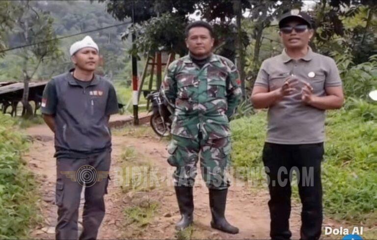 Kades Tanjungsari Tinjau Jalan Perbatasan, Targetkan Masuk Program TMMD