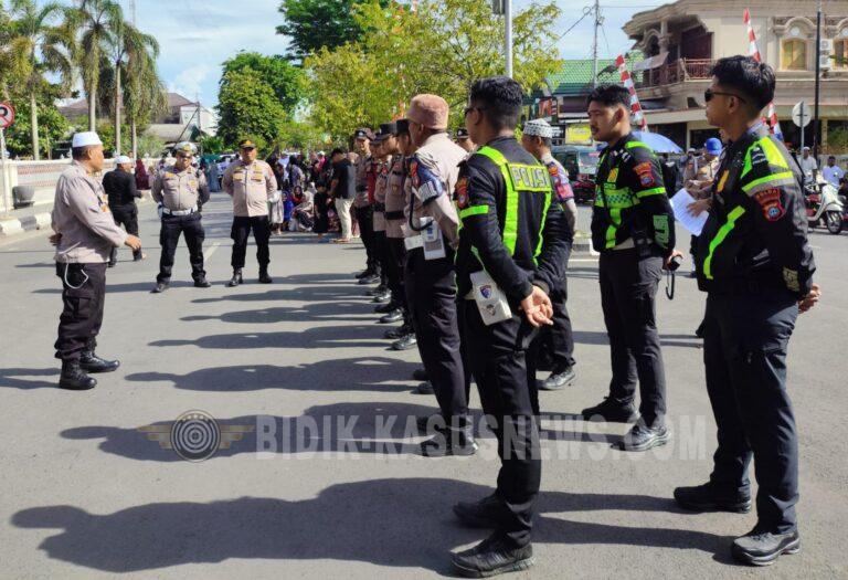 Sat Lantas Polres HSU Kawal Keberangkatan Jamaah Calon Haji 2026, Arus Lalu Lintas Tetap Lancar dan Aman