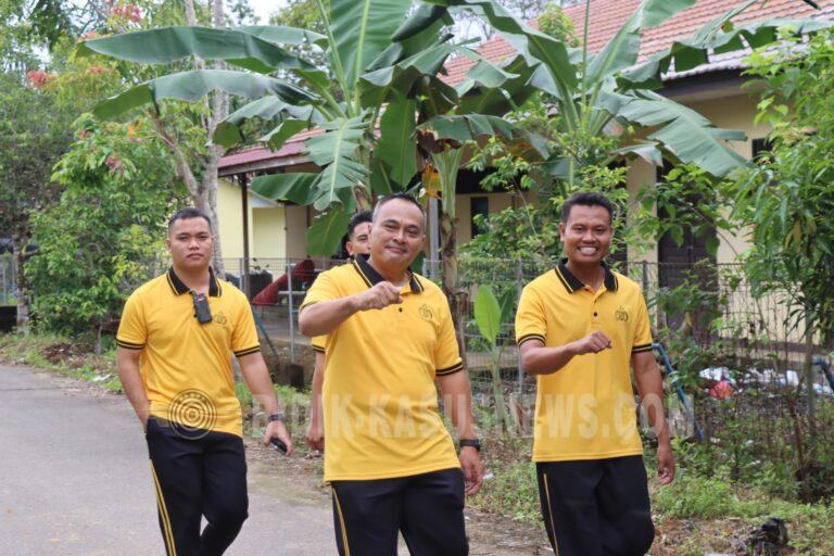 Jaga Stamina,Kapolres Melawi Bersama Personel Olah Raga Bersama
