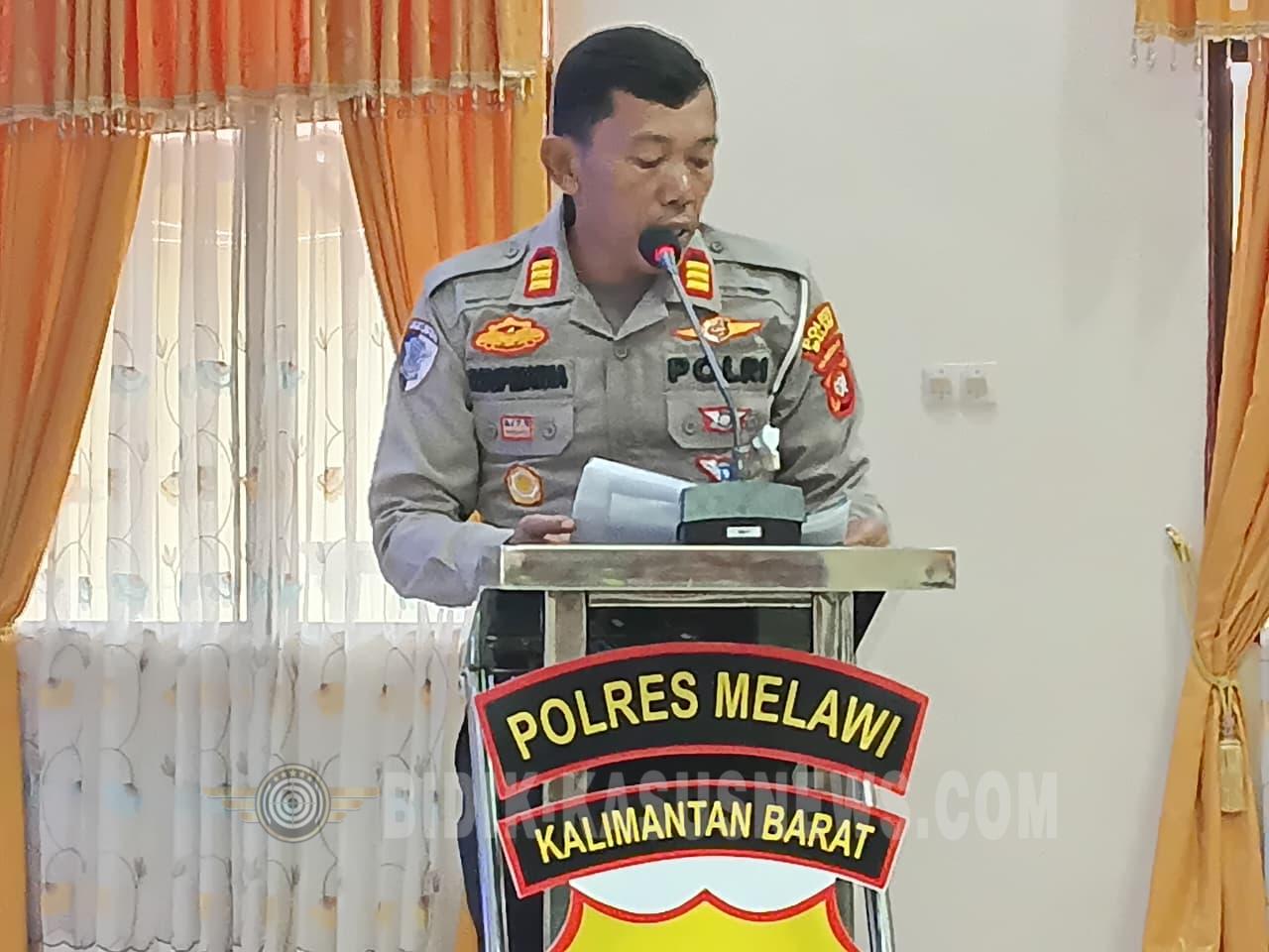 Kasat Lantas Polres Melawi Warning Keras Pengendara Pengguna Knalpot Kendaraan Tidak Sesuai Spesifikasi