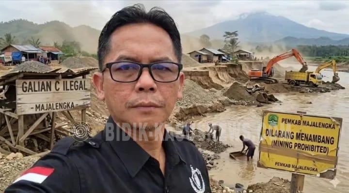 Iing Misbahudin, Aktivitas Galian C Ilegal Kab. Majalengka Menimbulkan Keresahan