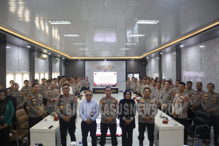 SDM Polri, Polres Majalengka Gelar Sosialisasi Program Sarjana dan Magister Ilmu Hukum