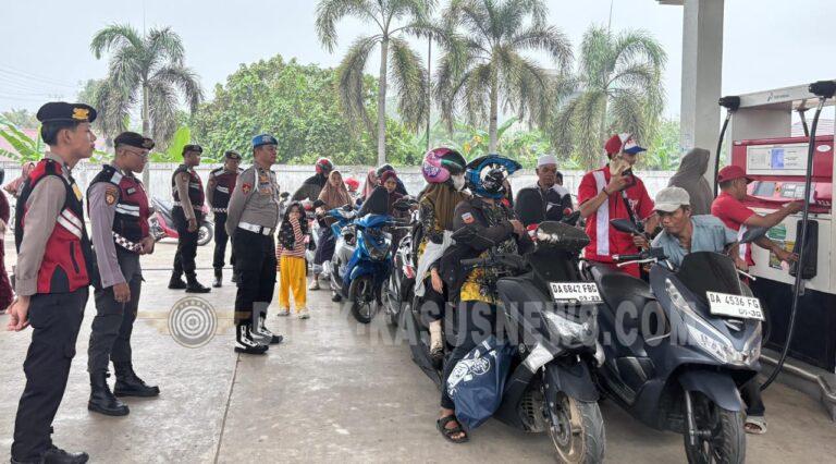 Polres HSU dan Polsek Banjang Kawal Distribusi 22.500 Liter BBM di SPBU Kaludan Kecil, Pastikan Pertalite dan Pertamax Tepat Sasaran