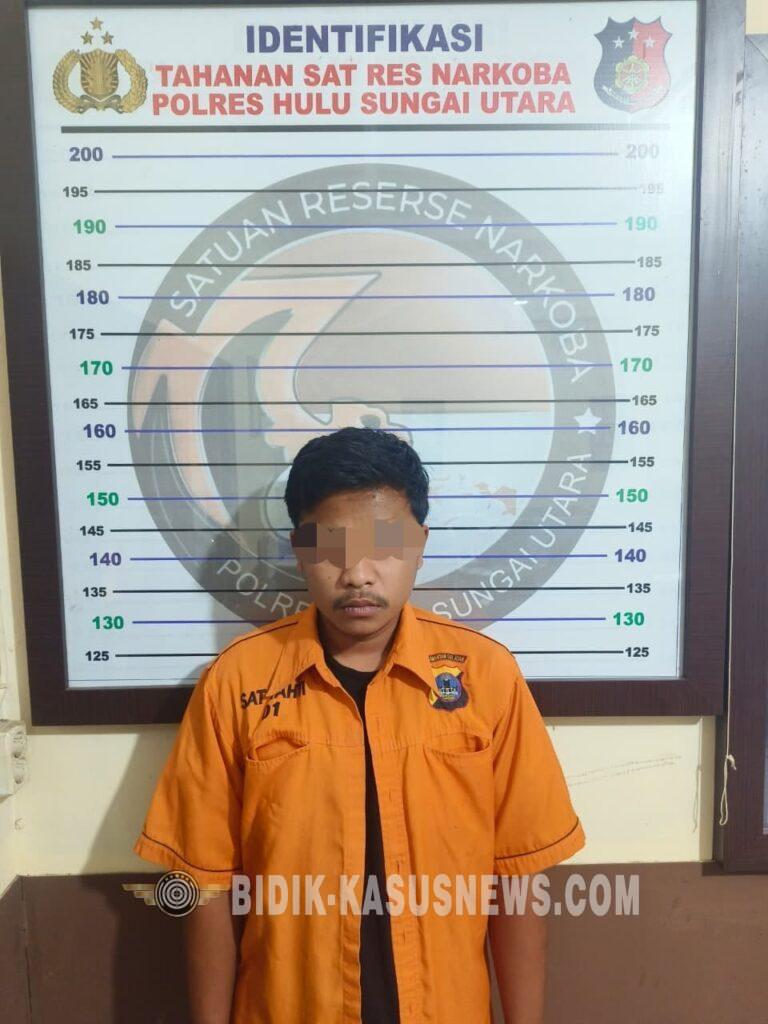 Target Operasi Ops Antik 2026 Ditangkap, Satresnarkoba Polres HSU Sita 9,60 Gram Sabu di Amuntai Tengah
