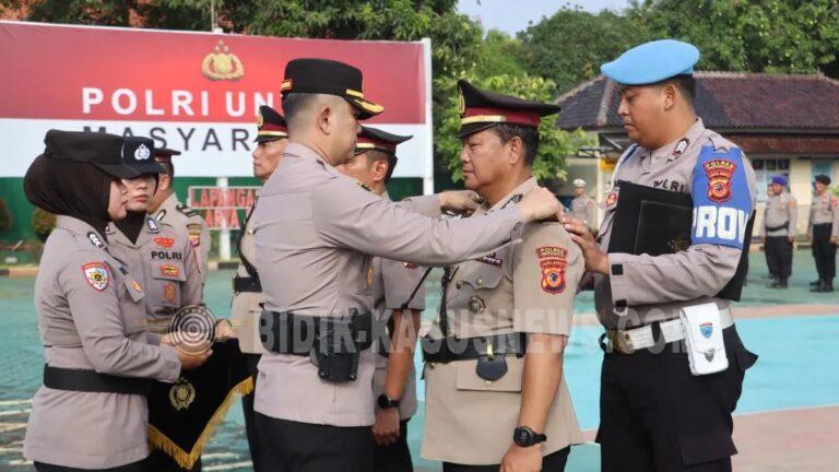 Kapolres Indramayu Pimpin Sertijab, Kapolsek Haurgeulis Dijabat AKP Saefullah