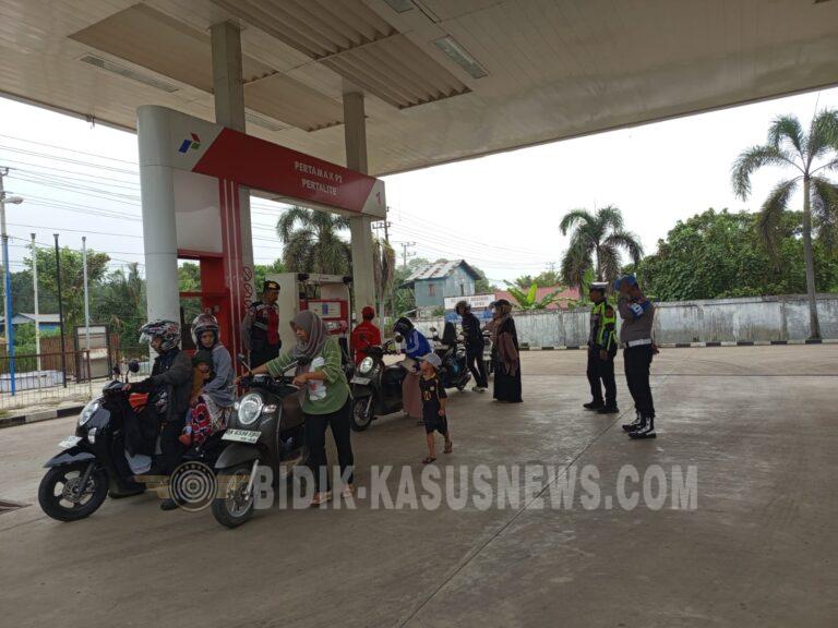 Polsek Banjang Intensifkan Pengamanan dan Monitoring Distribusi BBM di SPBU 64.714.09 