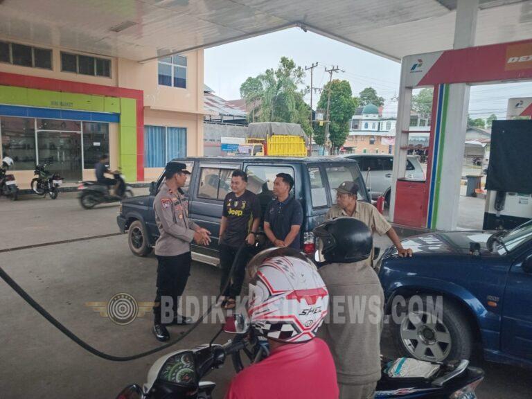 Polres Hulu Sungai Utara Intensifkan Pengamanan SPBU, Distribusi BBM di Tayur dan Pekapuran Berjalan Lancar